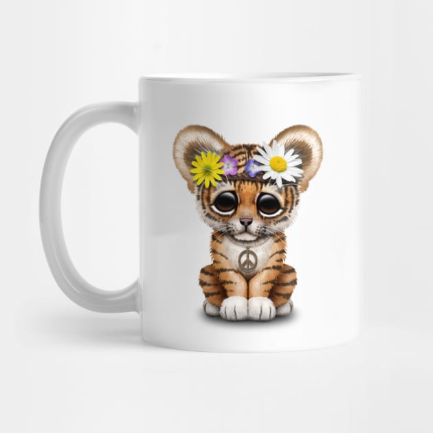 Cute Hippie Tiger Cub by jeffbartels